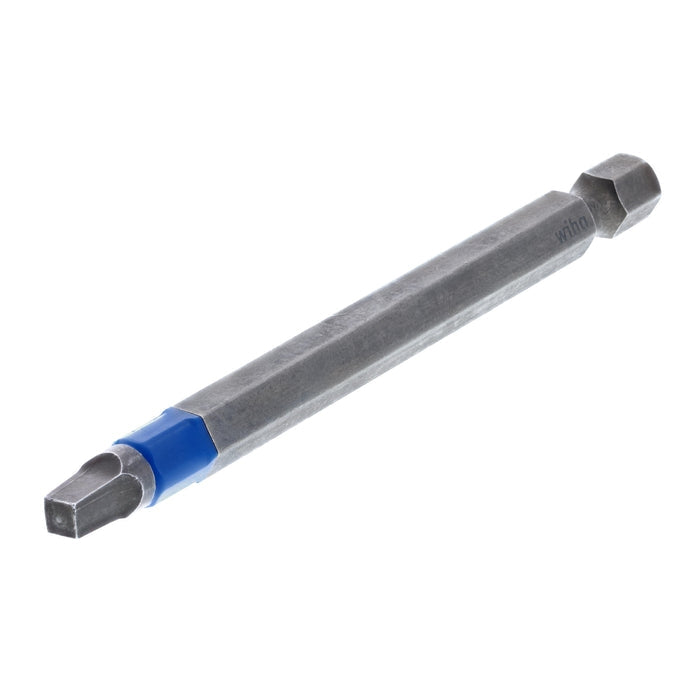 Wiha 70325 TerminatorBlue Impact Bit, Square #2, 3.5 in. (2-Pack)