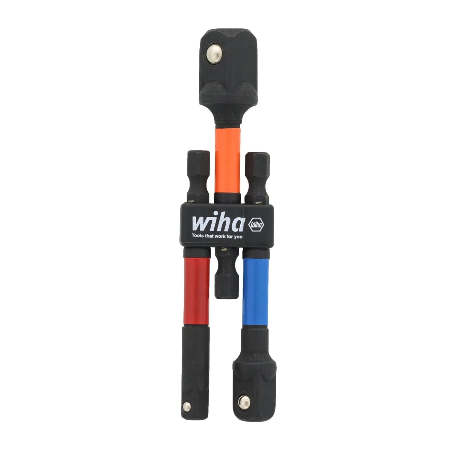 Wiha 70488 3-Piece Color Coded Socket Adapters