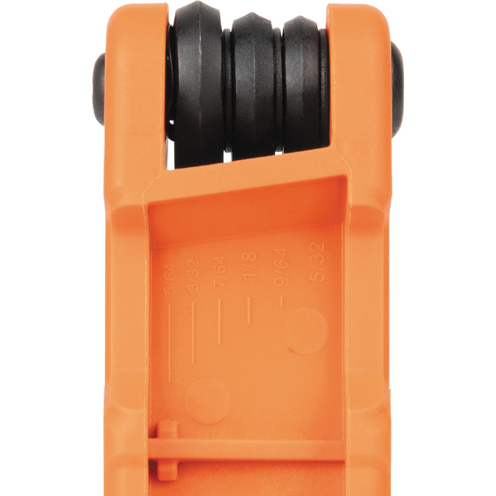 Klein Tools 70540 Compact Folding Hex Key Set, SAE