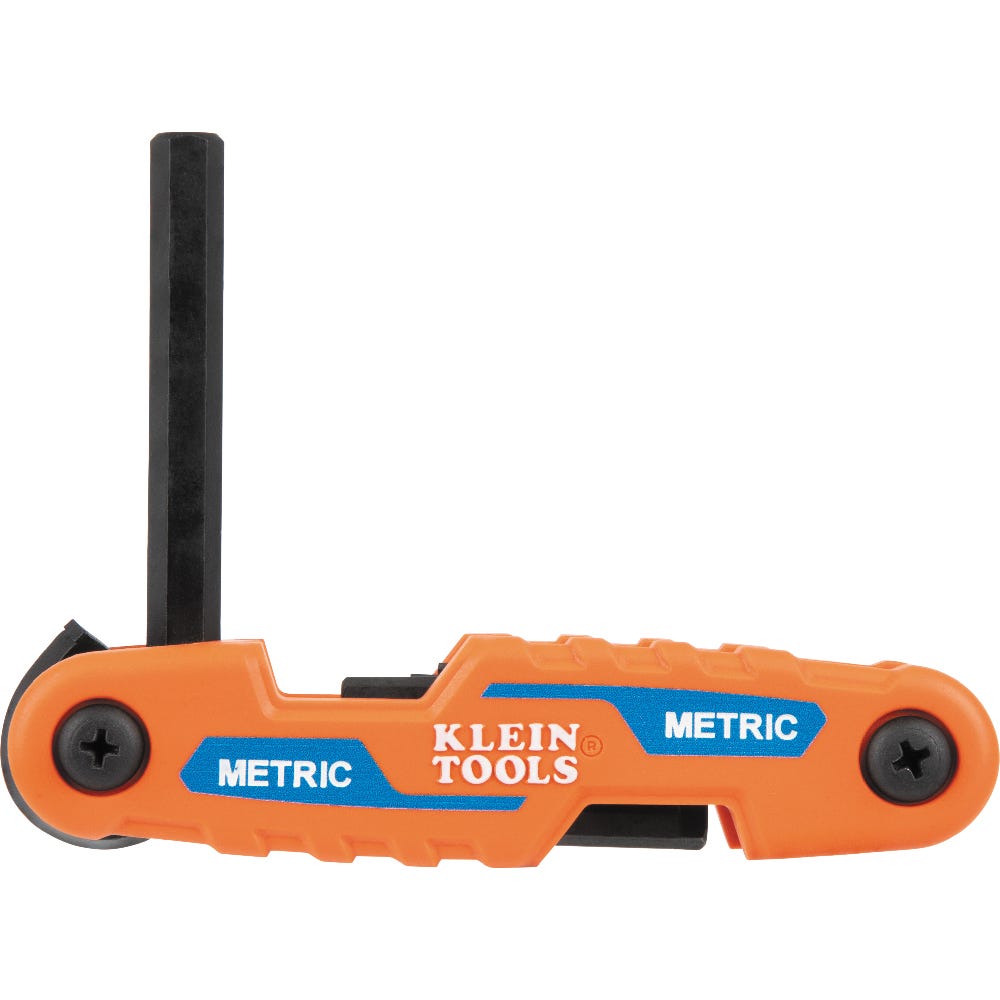 Klein Tools 70540M Compact Folding Hex Key Set, 8-Key, Metric Sizes