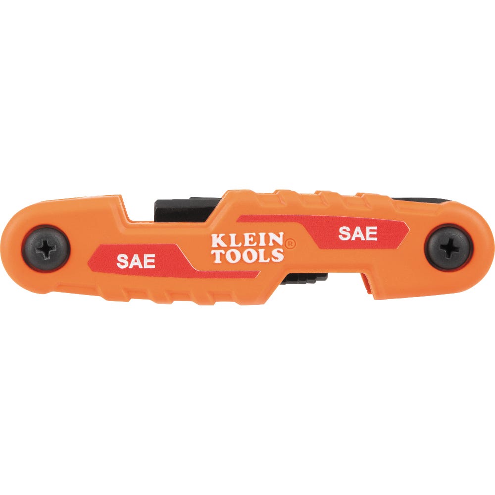 Klein Tools 70542 Compact Folding Hex Key Set, SAE and Metric