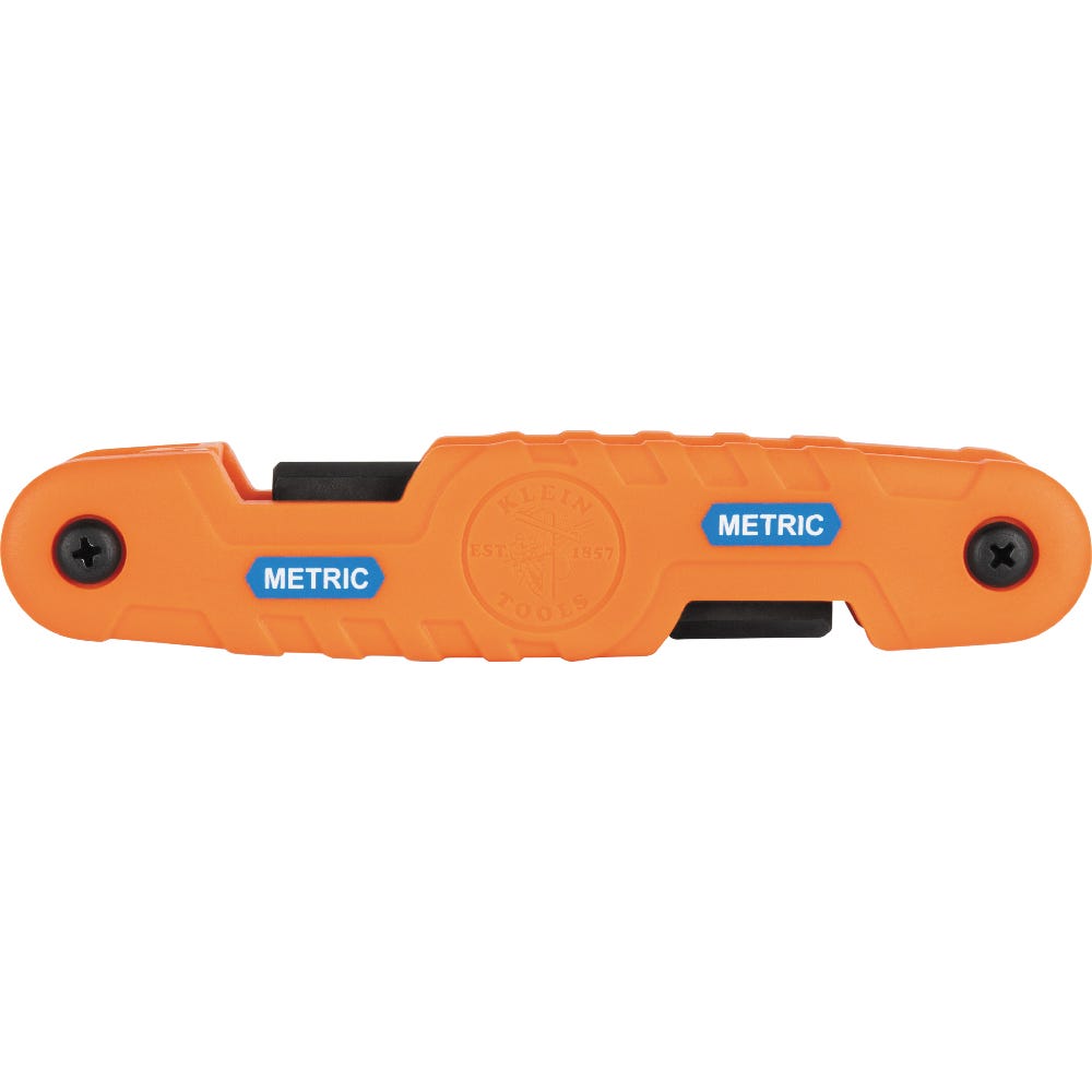 Klein Tools 70550M Pro Folding Hex Key Set, 10-Key, Metric Sizes