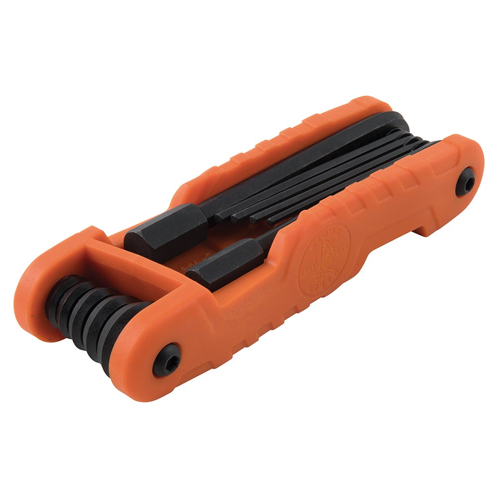 Klein Tools 70553 3-Piece Pro Folding Hex Key Set, 31-Key, SAE, Metric, TORX Sizes