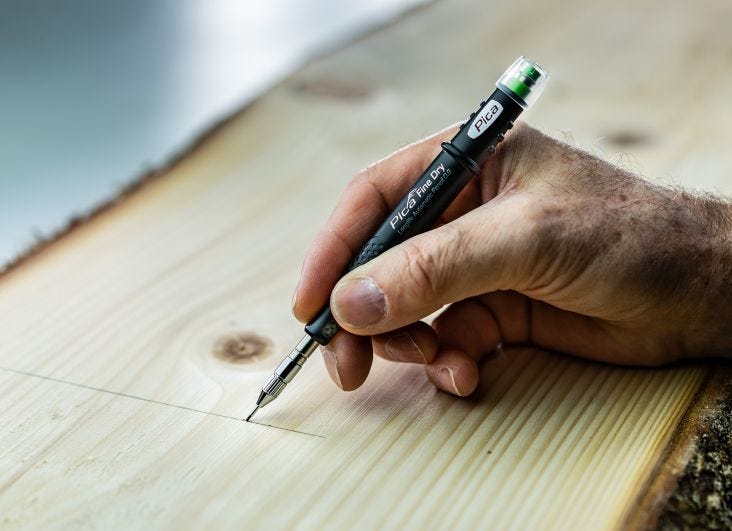 Pica Fine Dry 7070 Longlife Automatic Pencil, 0.9