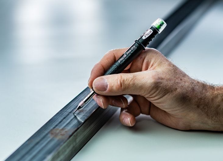 Pica Fine Dry 7070 Longlife Automatic Pencil, 0.9
