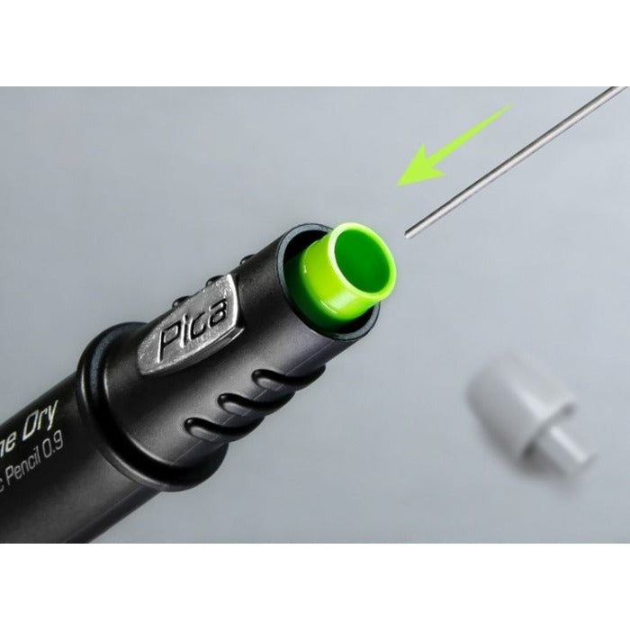 Pica Fine Dry 7070 Longlife Automatic 0.9mm Pencil and Replacement Lead Bundle
