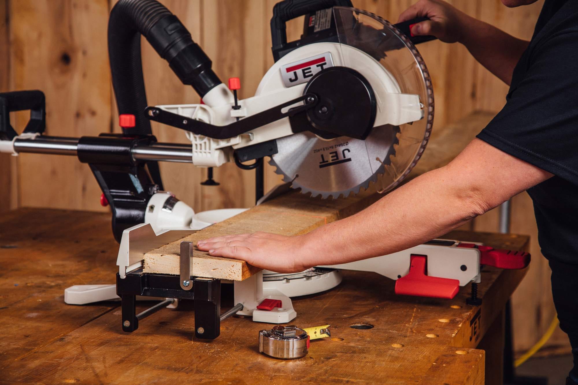 Jet 707210 JMS-10X Sliding Dual Bevel Compound 10" Miter Saw