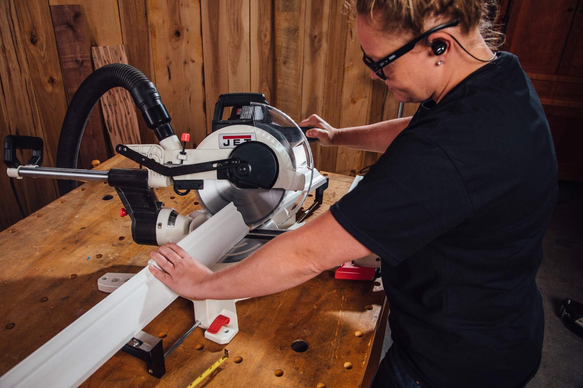 Jet 707210 JMS-10X Sliding Dual Bevel Compound 10" Miter Saw