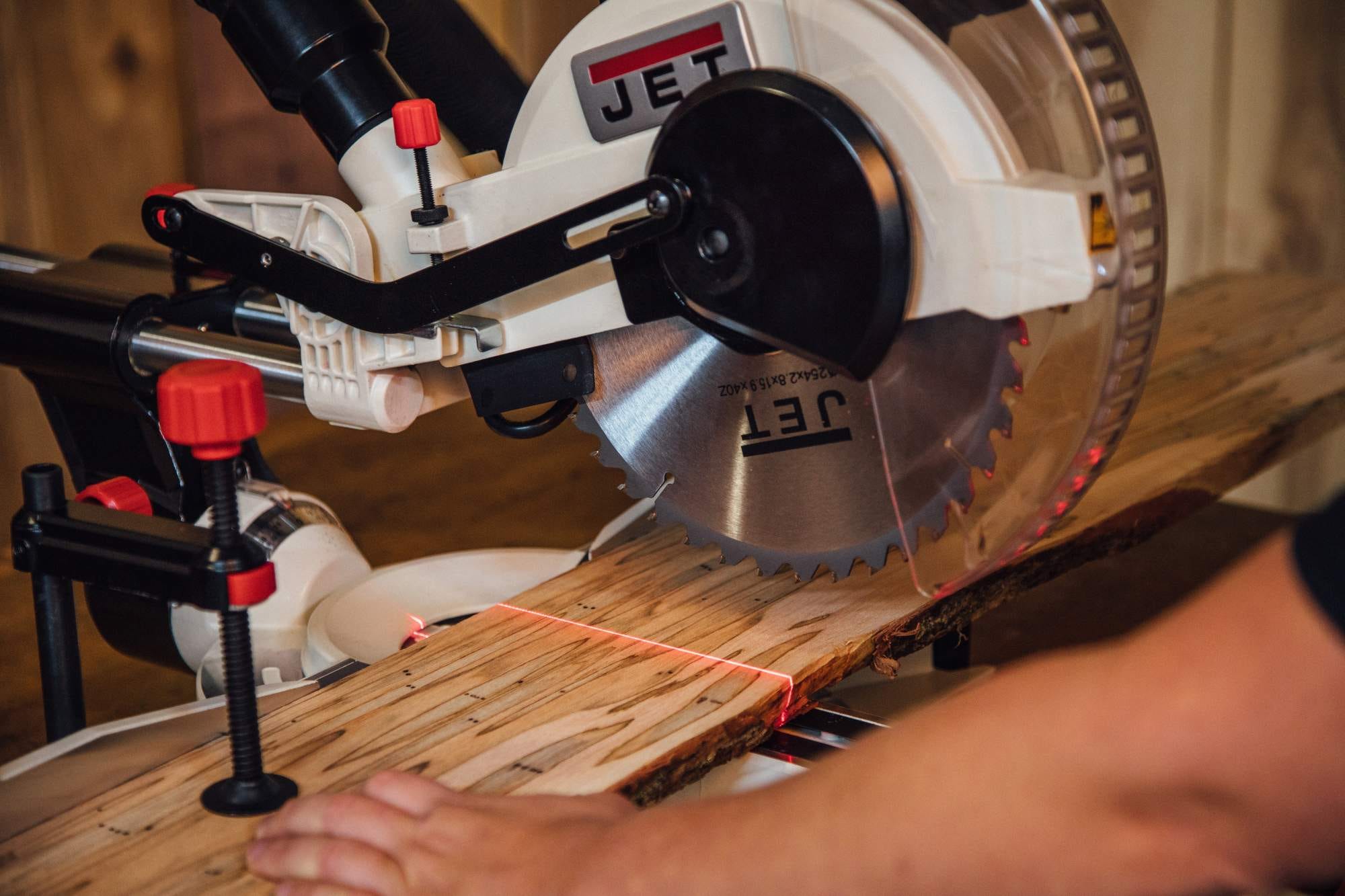 Jet 707210 JMS-10X Sliding Dual Bevel Compound 10" Miter Saw