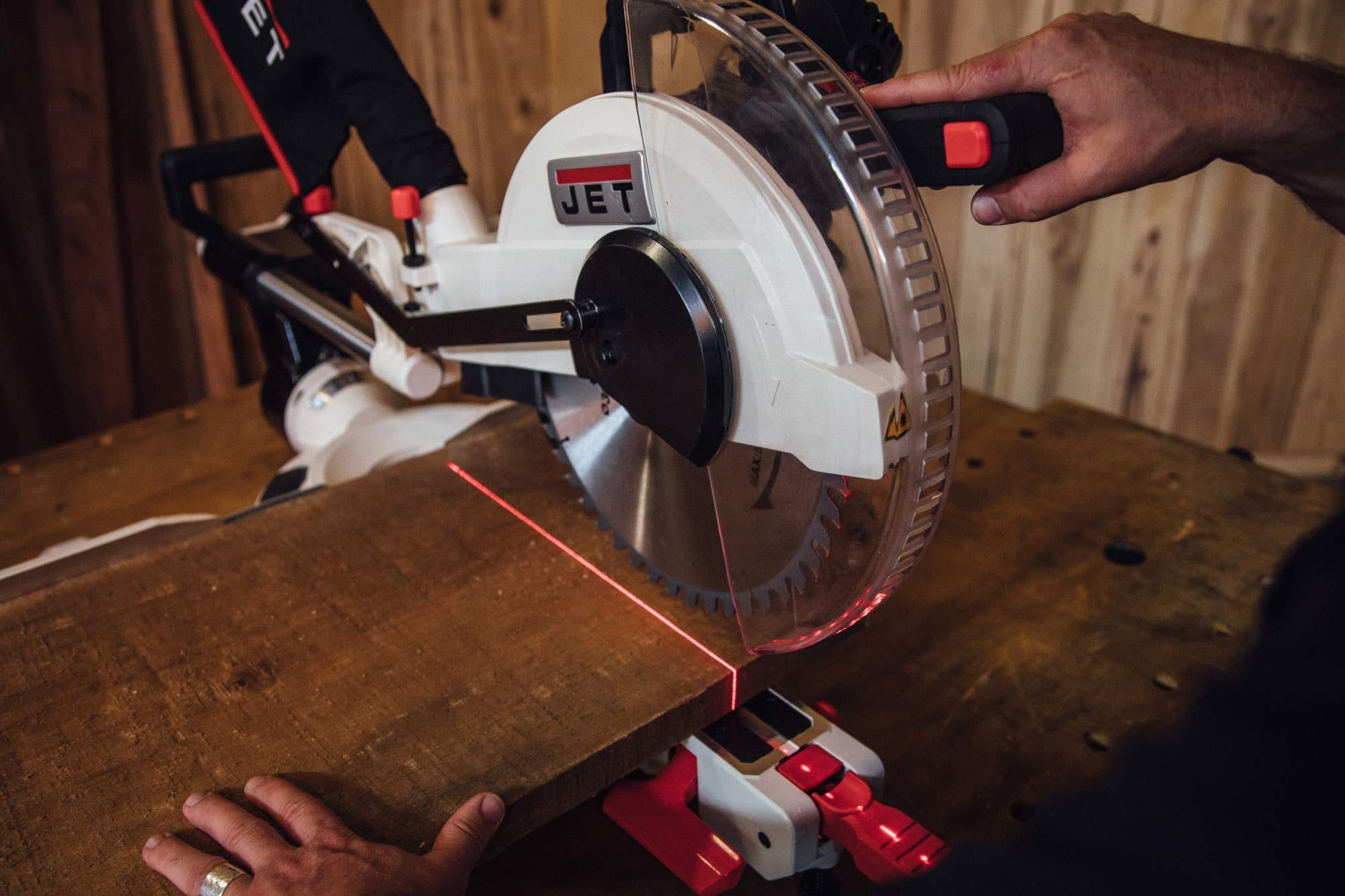 Jet 707212 JMS-12X Sliding Dual Bevel Compound 12" Miter Saw