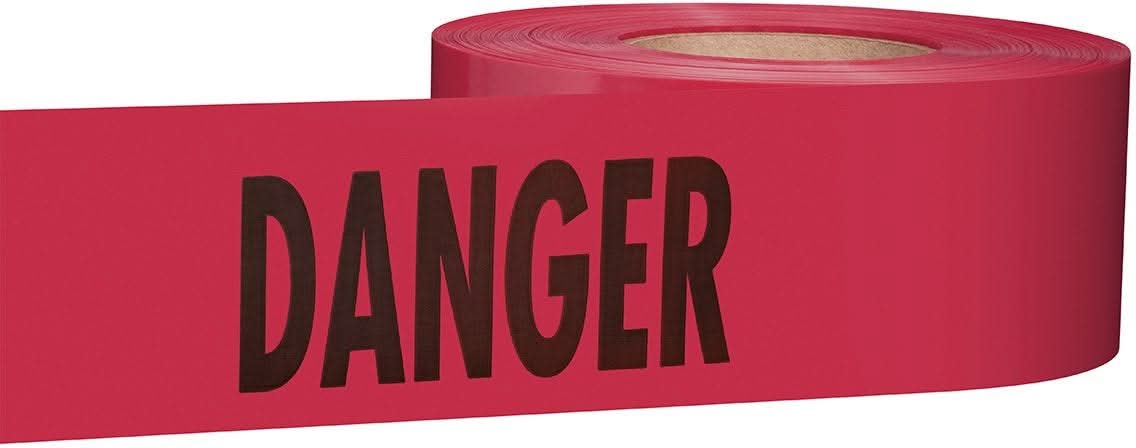 Empire 71-1004 1000-ft. Red Barricade Tape-Danger