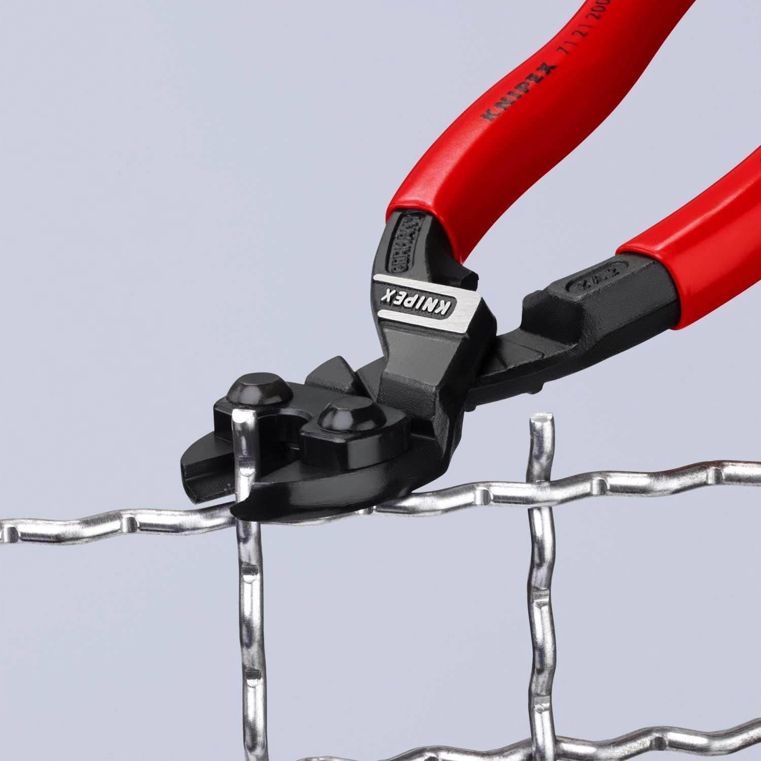 Knipex 71 21 200 CoBolt High Leverage 20&deg; Angled Compact Bolt Cutters