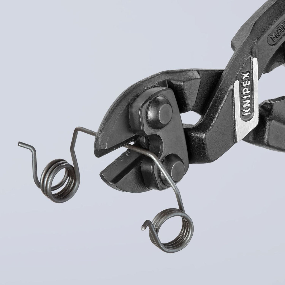 Knipex 71 22 200 T BKA CoBolt High Leverage 20&deg; Angled Compact Bolt Cutters-Tethered Attachment