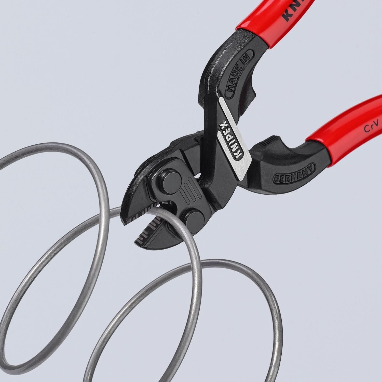 Knipex 71 31 160 CoBolt S Compact Bolt Cutters-Notched Blade