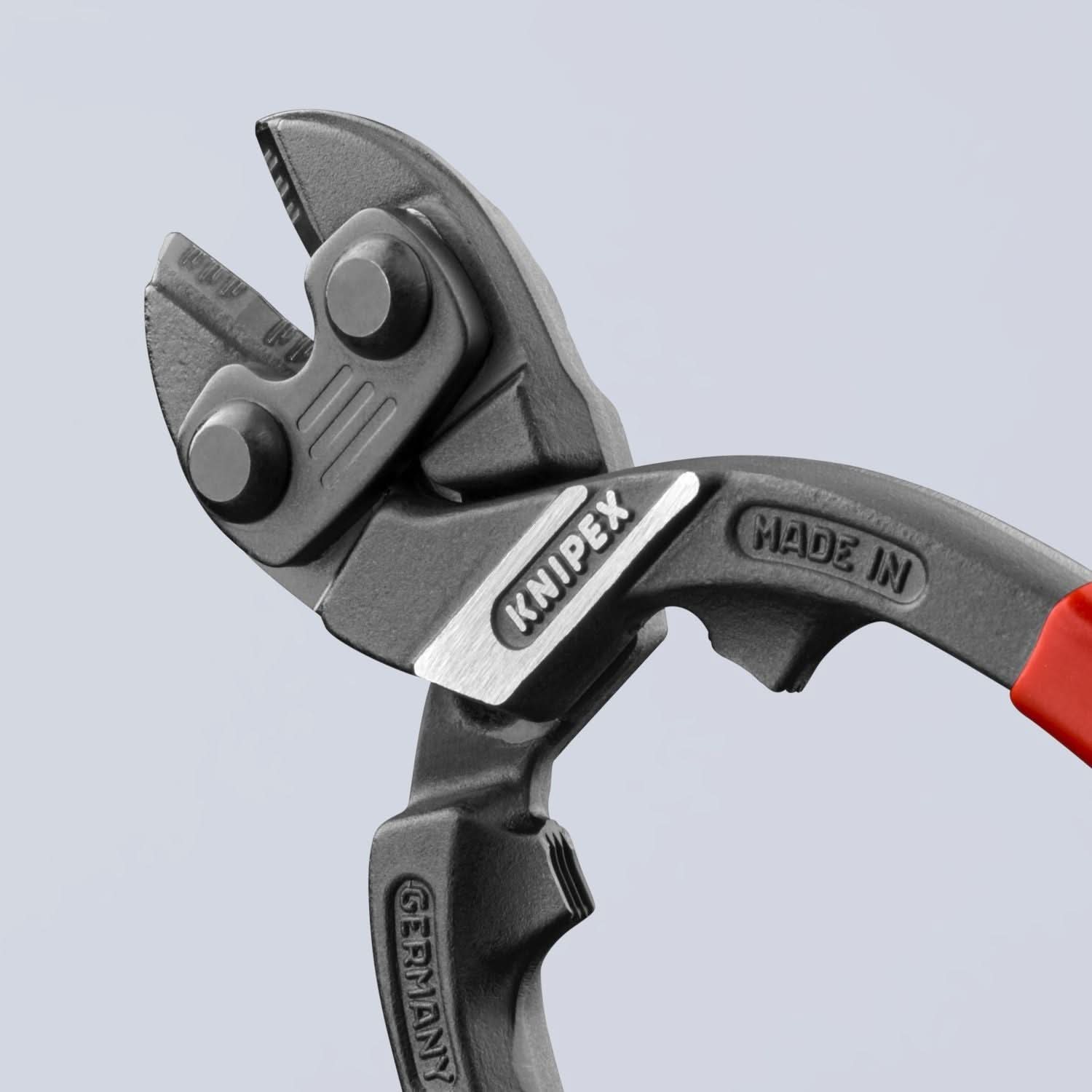 Knipex 71 31 250 CoBolt High Leverage XL Compact Bolt Cutters-Notched Blade