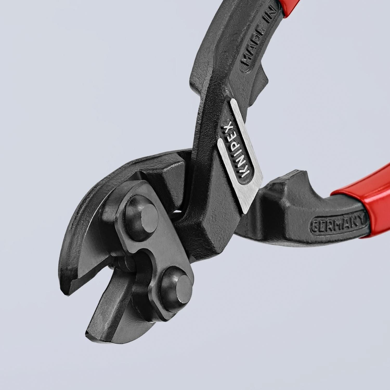 Knipex 71 41 200 CoBolt High Leverage 20&deg; Angled Compact Bolt Cutters-Notched Blade
