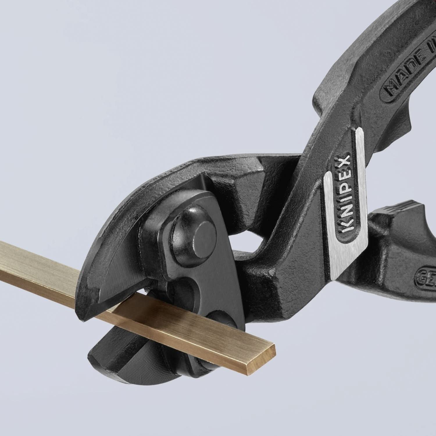 Knipex 71 41 200 CoBolt High Leverage 20&deg; Angled Compact Bolt Cutters-Notched Blade