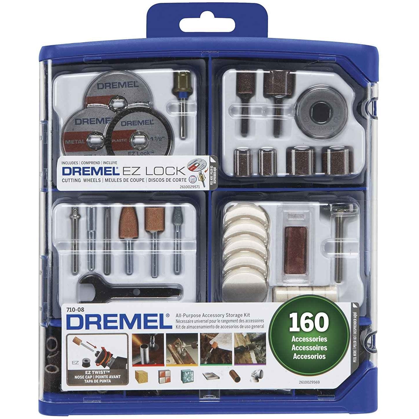 Dremel 710-08 All-Purpose Rotary 160-Piece Accessory Kit
