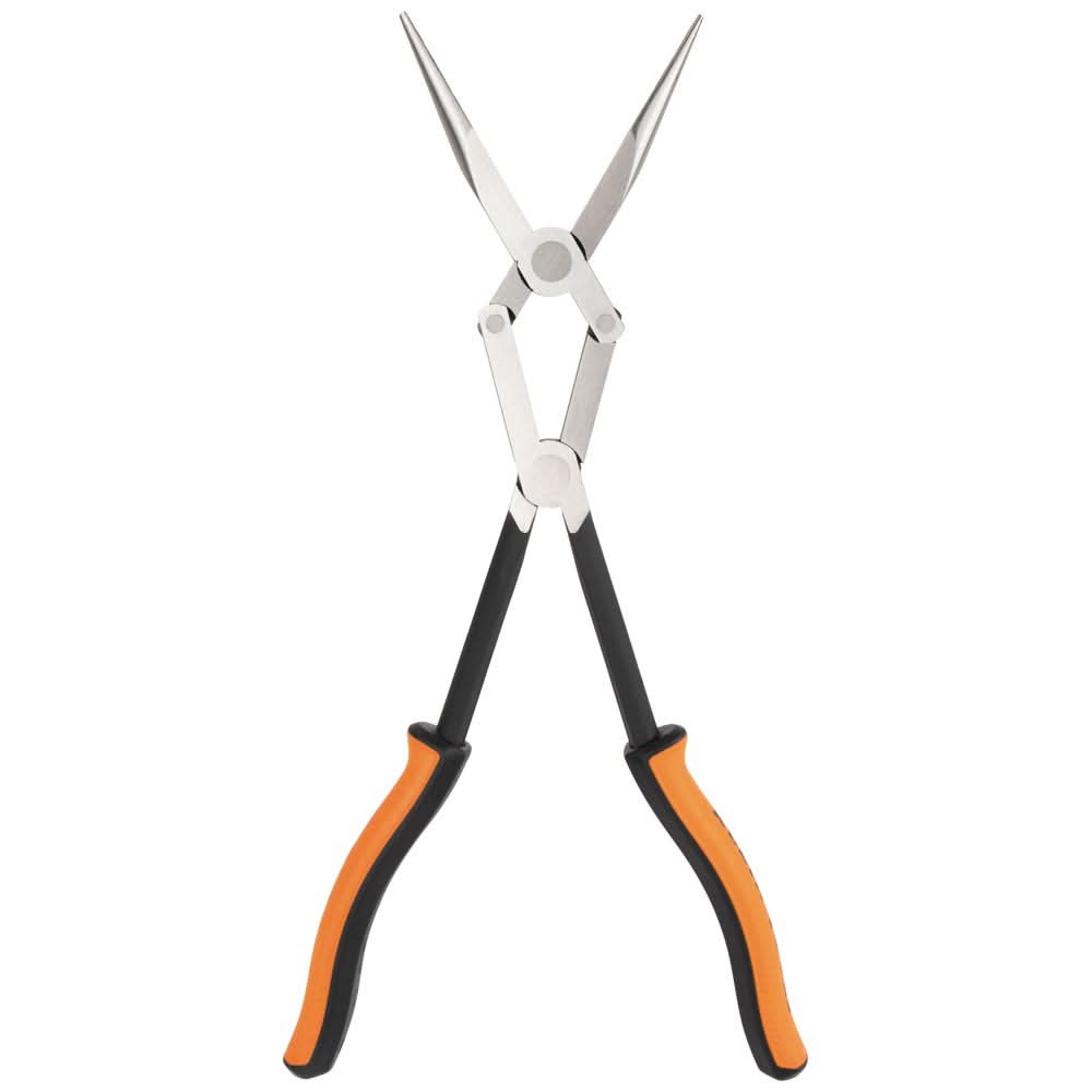 Klein Tools 71400 Pliers, Long Reach Needle Nose Pliers, Straight