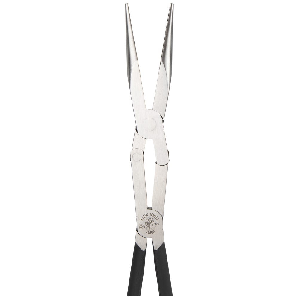 Klein Tools 71400 Pliers, Long Reach Needle Nose Pliers, Straight Nose, 13 in.