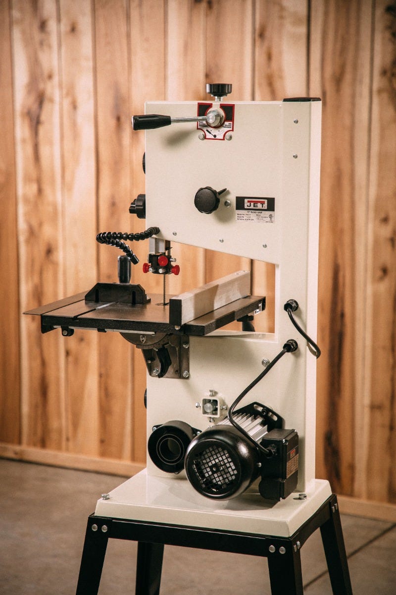 Jet 714000 JWB-10, 10" Open Stand Bandsaw