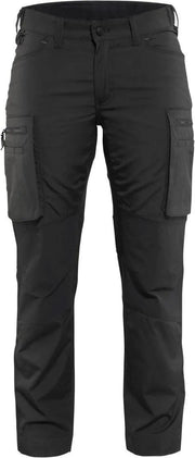 Blaklader Workwear Women's Service Stretch Work Pants, Black