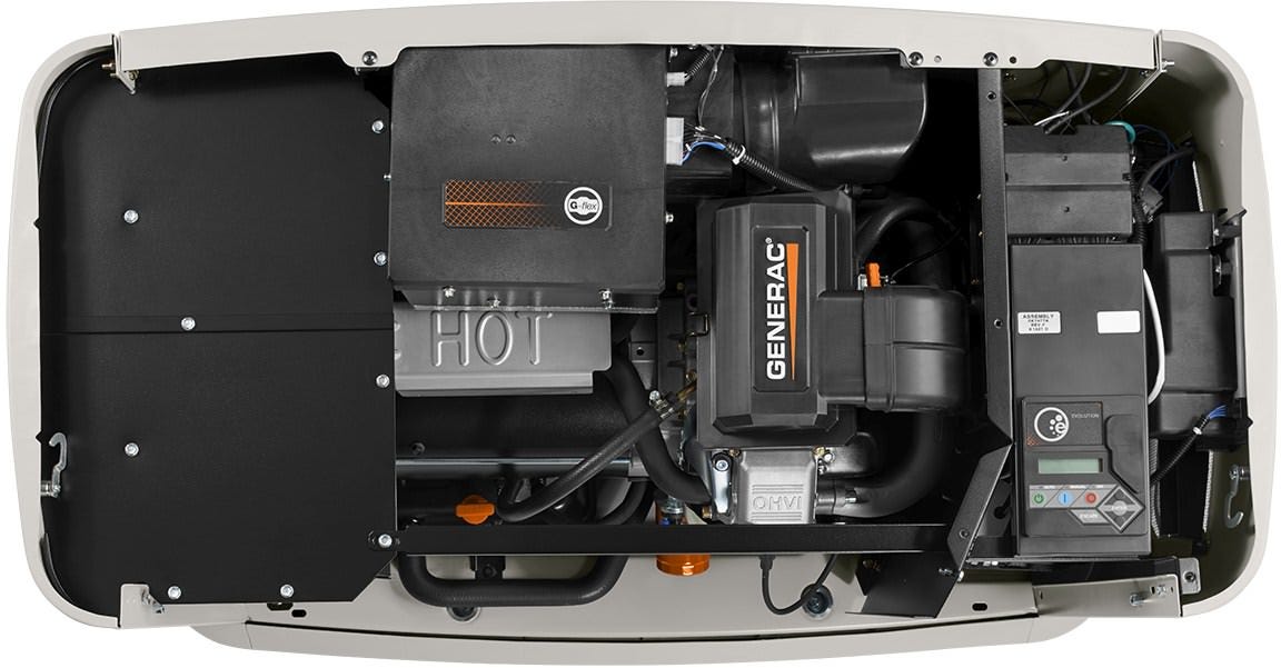 Generac 7163 EcoGen Series 15kW Air-Cooled Standby Generator with Wi-Fi