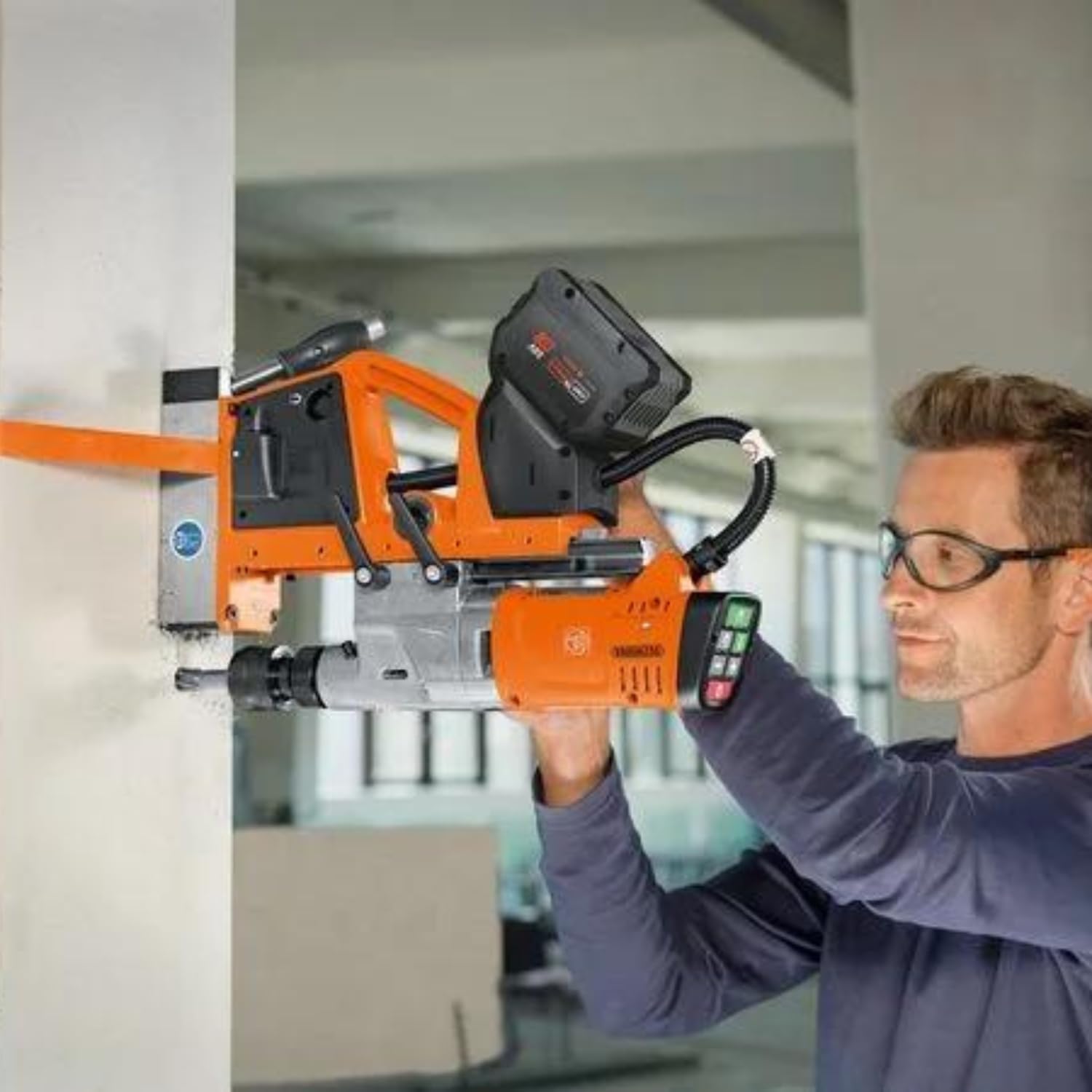 Fein 71700562090 AJMU 137 PMQW AS Universal Magnetic Base Cordless 1-3/8 in. Drill Press, Tool Only