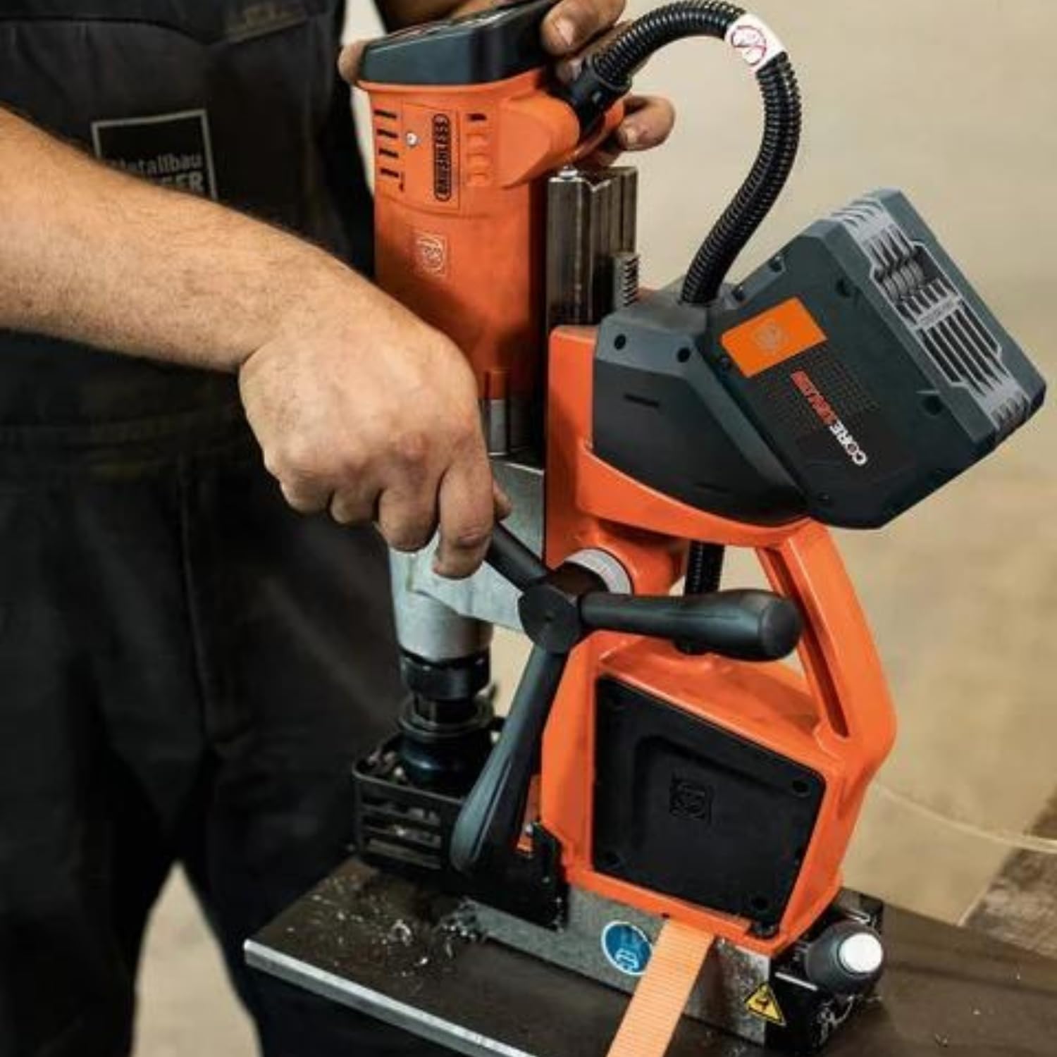 Fein 71700562090 AJMU 137 PMQW AS Universal Magnetic Base Cordless 1-3/8 in. Drill Press, Tool Only