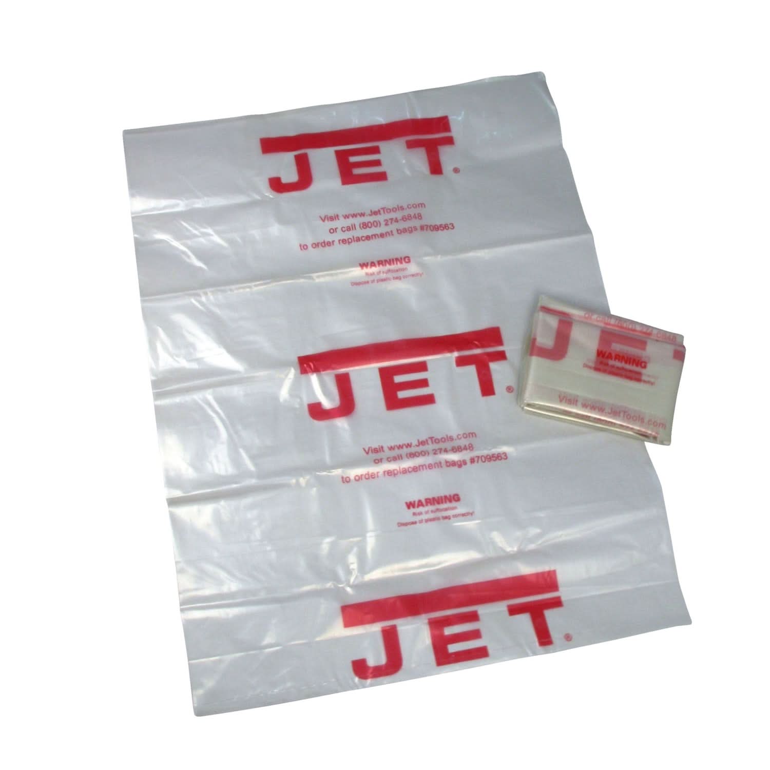 Jet Tools 717521 Clear Plastic Drum Collection Bag for JCDC-2