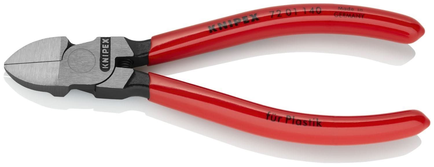 Knipex 72 01 140 Diagonal Pliers for Flush Cutting Plastics