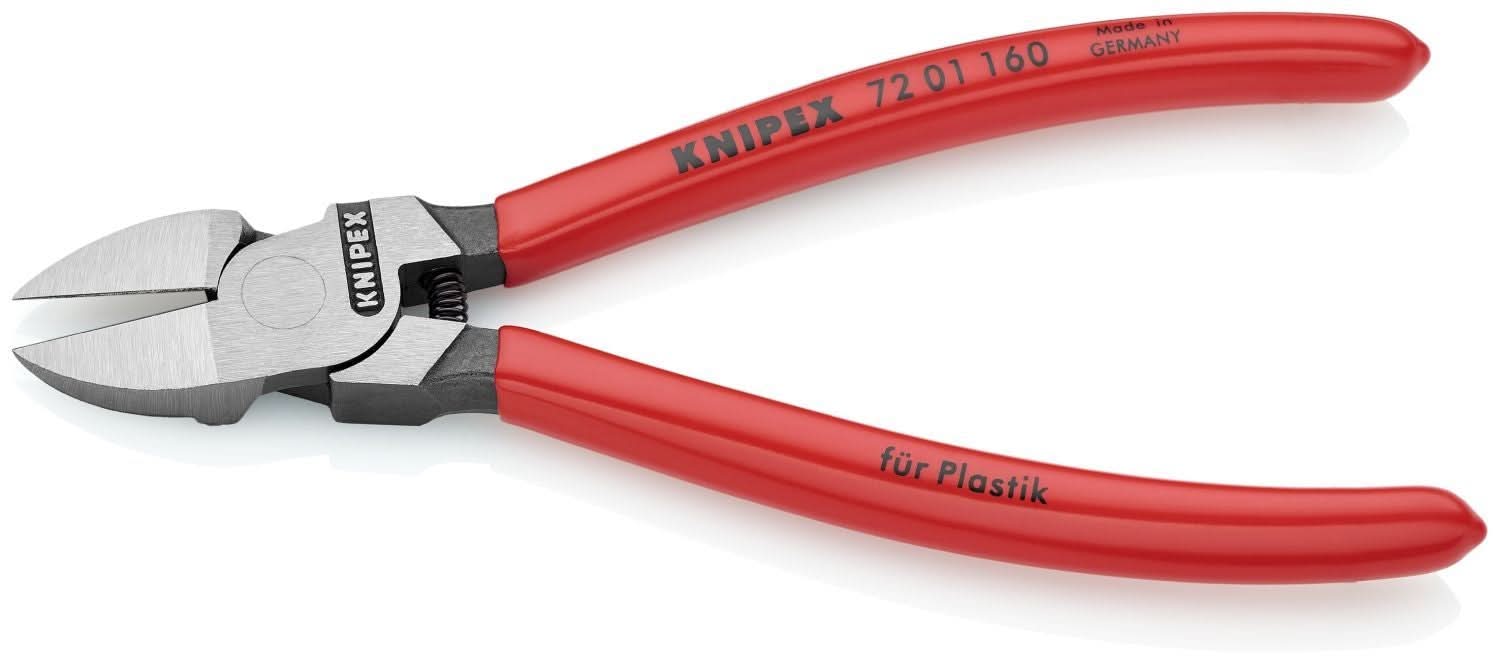 Knipex 72 01 160 Diagonal Pliers for Flush Cutting Plastics