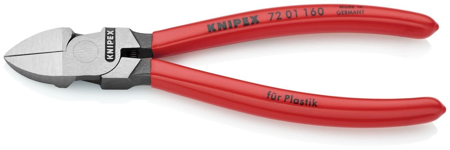 Knipex 72 01 160 Diagonal Pliers for Flush Cutting Plastics