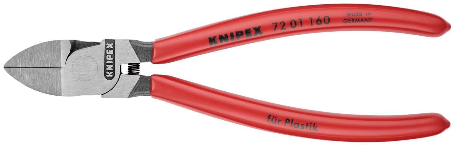 Knipex 72 01 160 Diagonal Pliers for Flush Cutting Plastics