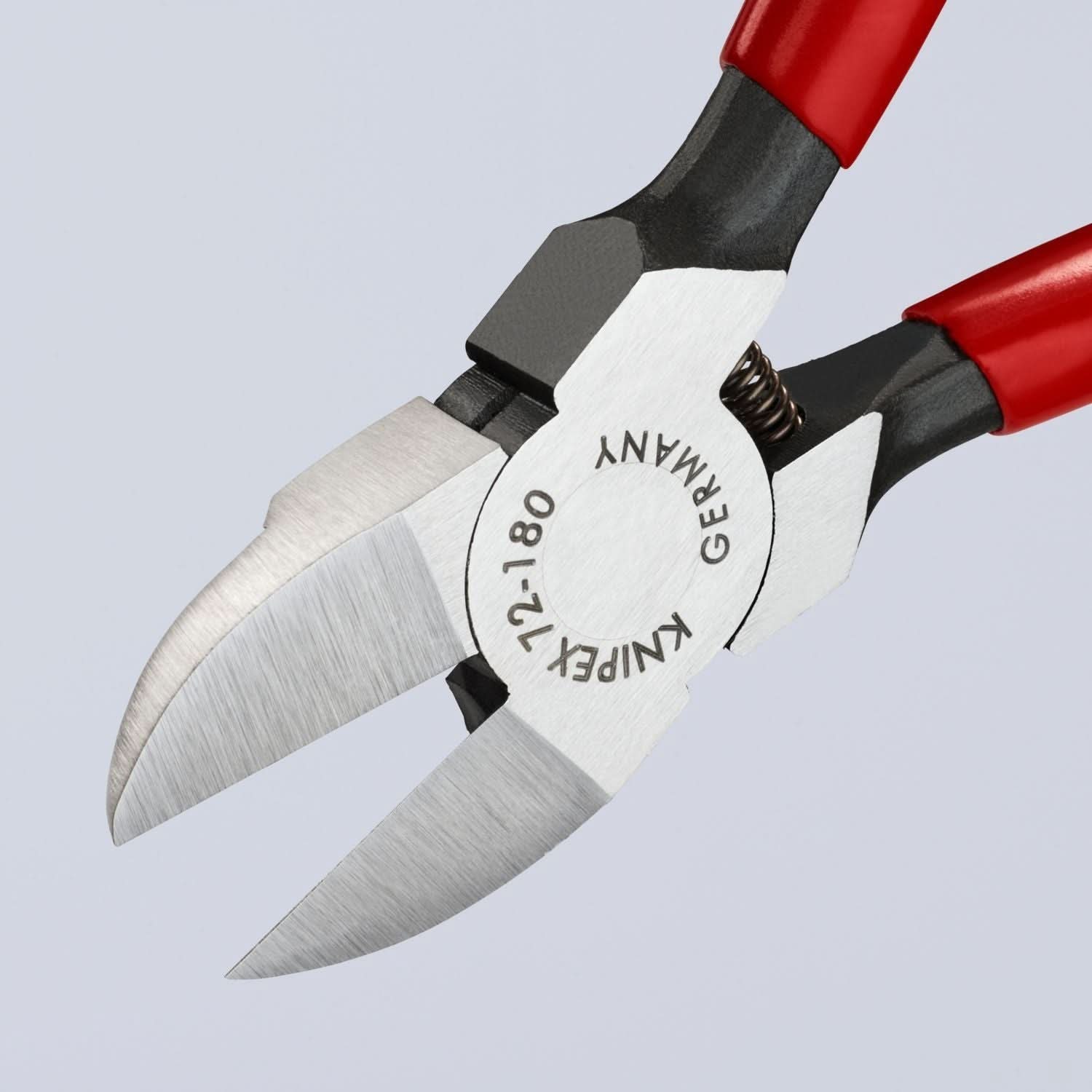 Knipex 72 01 180 Diagonal Pliers for Flush Cutting Plastics