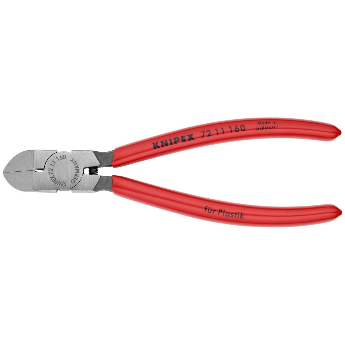 Knipex 72 11 160 Diagonal Pliers for Flush Cutting Plastics 45&deg; Angled