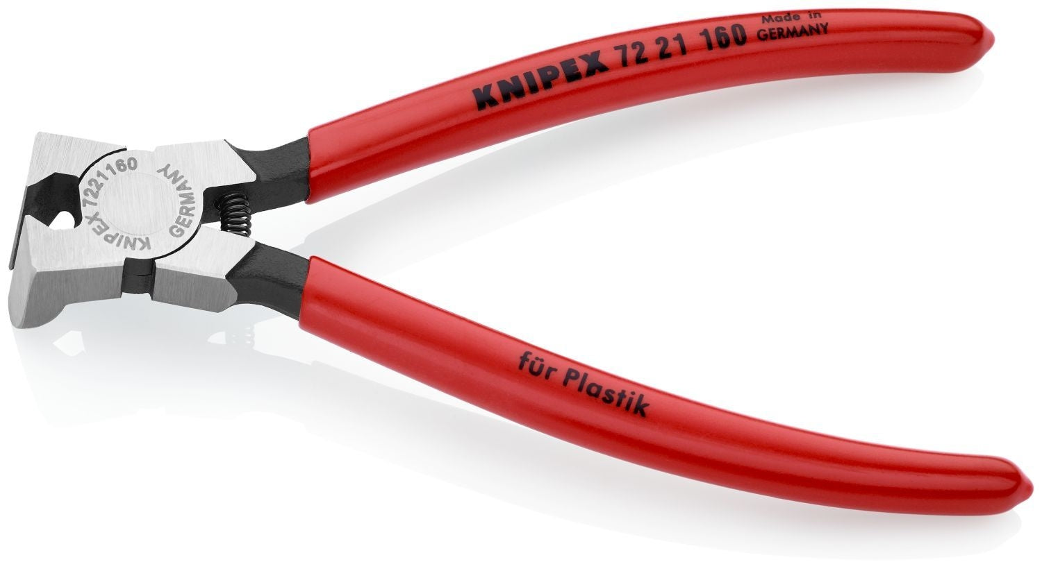 Knipex 72 21 160 Diagonal Pliers for Flush Cutting Plastics 85&deg; Angled