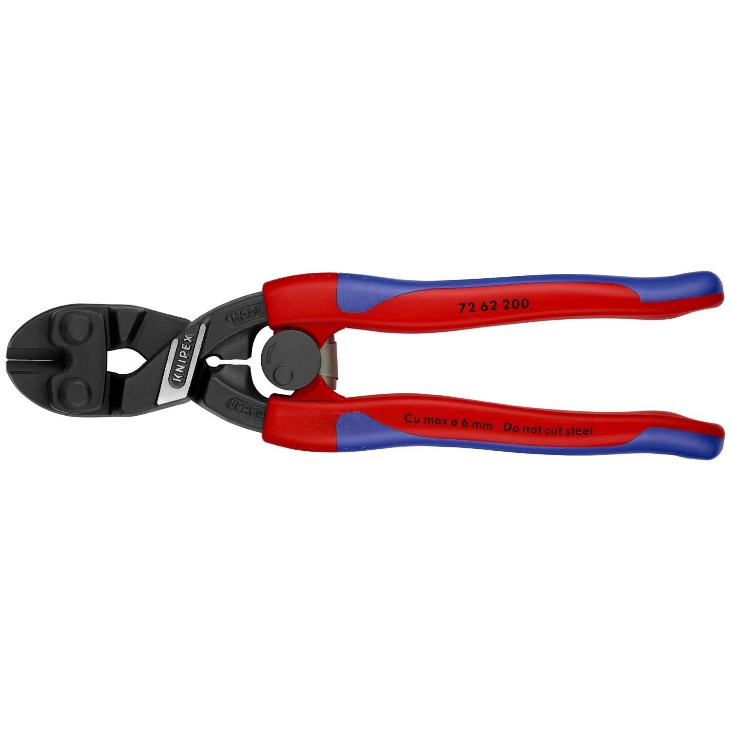Knipex 72 62 200 High Leverage Flush Cutter for Plastic and Soft Metal
