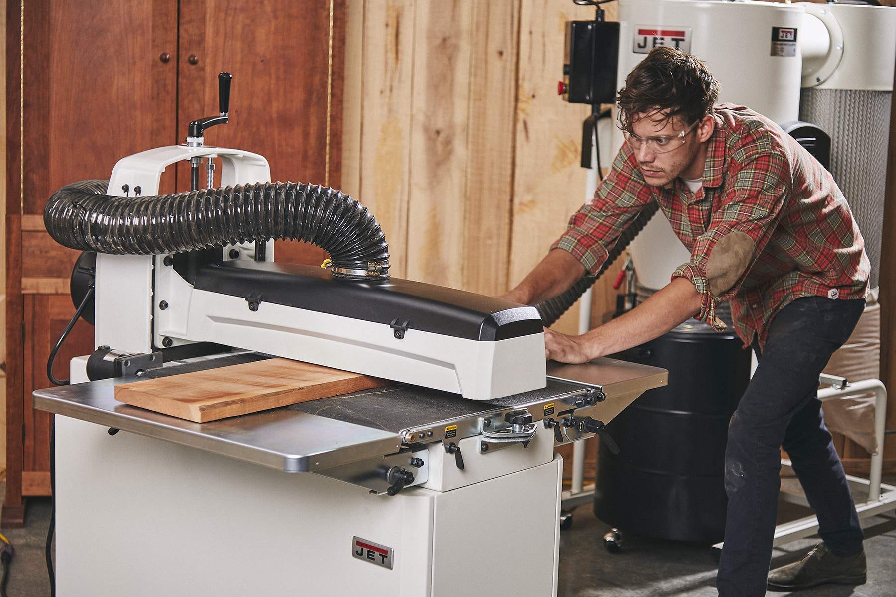 Jet 723544CSK JWDS-2550 Drum Sander With Closed Stand