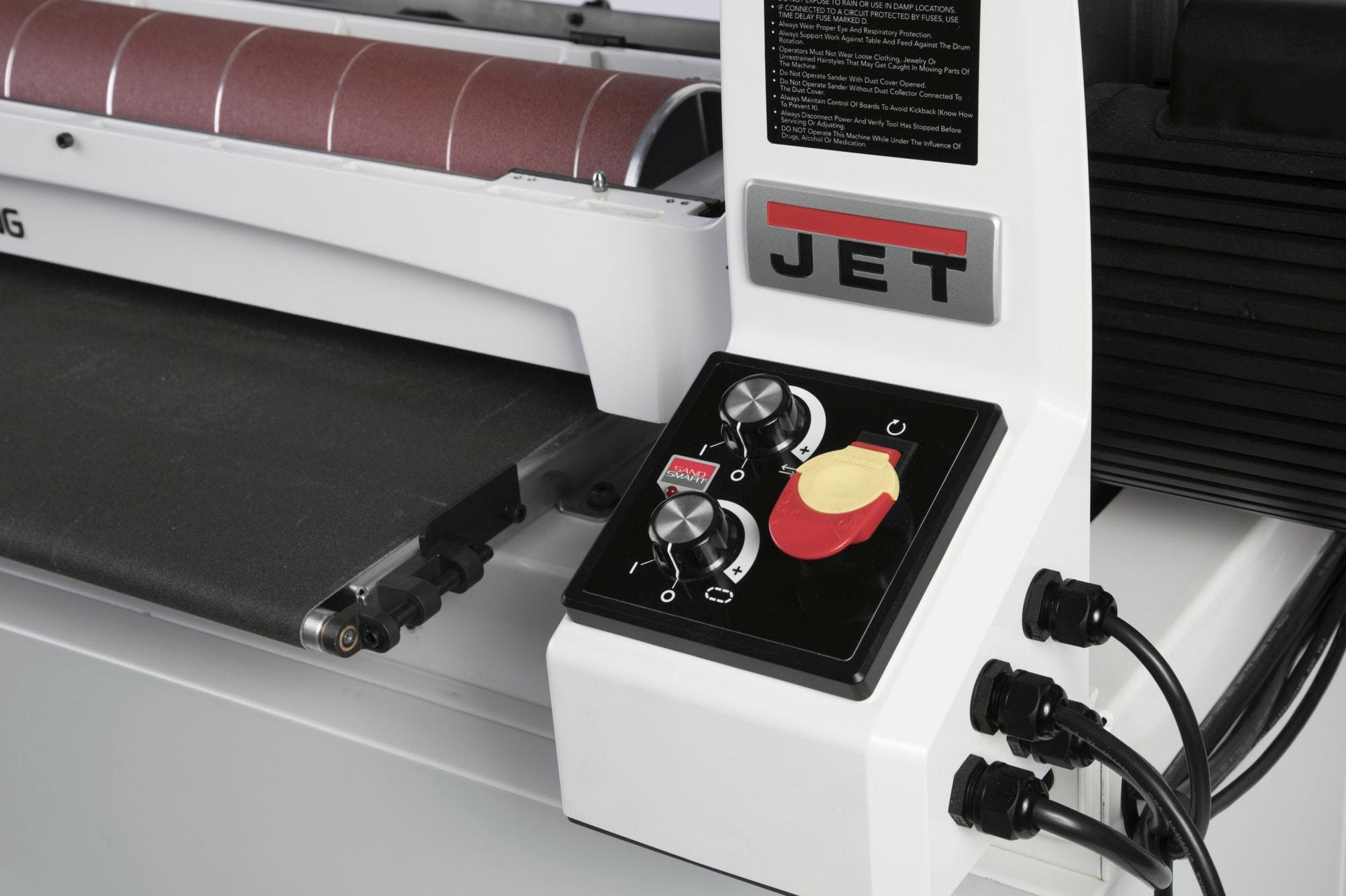 Jet 723544OSCK JWDS-2244OSC Oscillating Drum Sander with Closed Stand