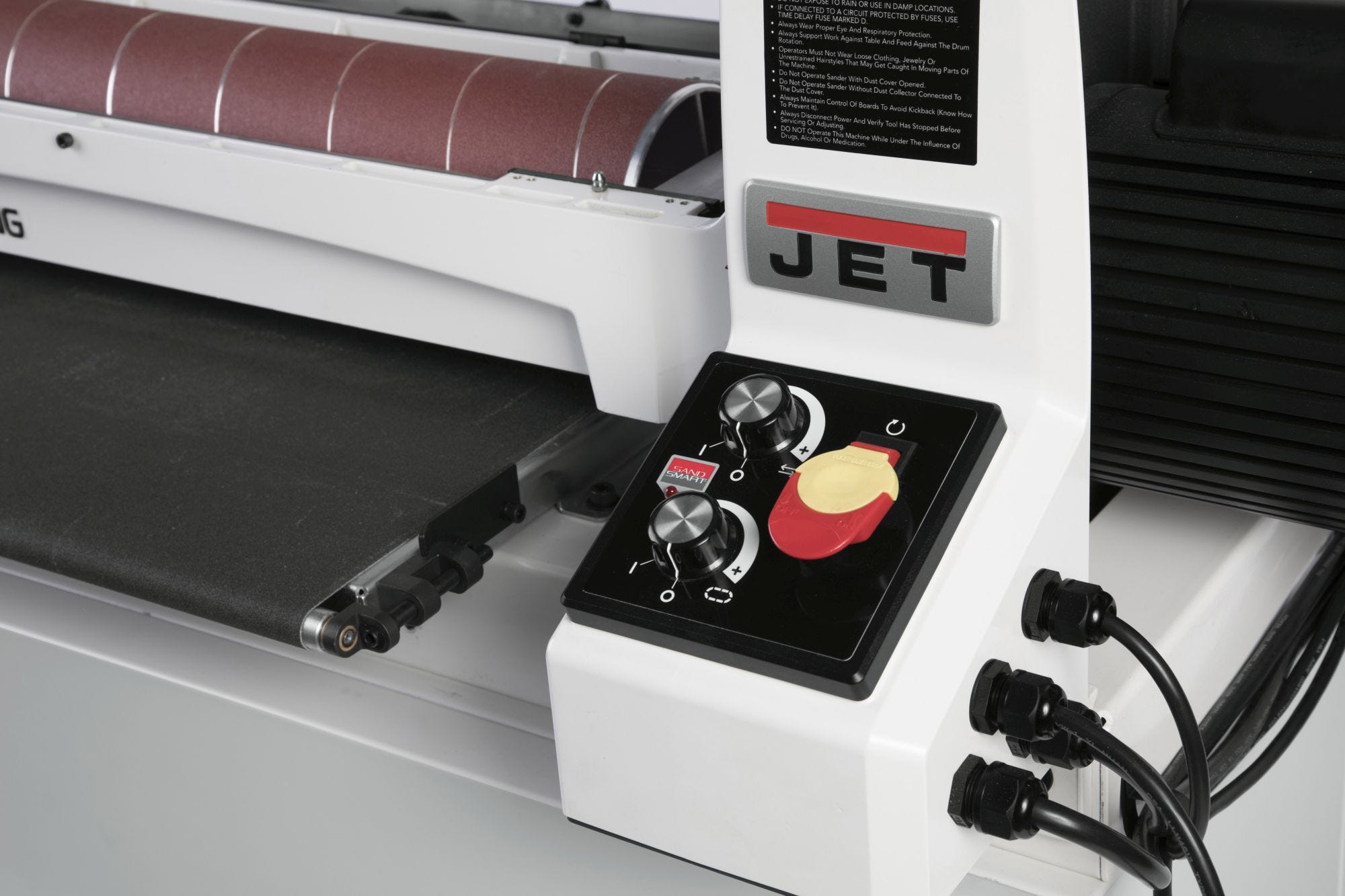 Jet 723544OSCK JWDS-2244OSC Oscillating Drum Sander with Closed Stand