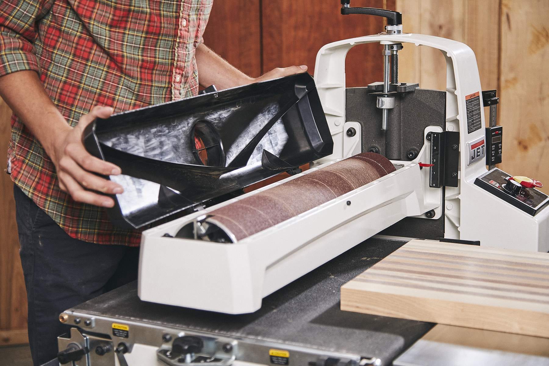 Jet 723550OSK JWDS-2550 Drum Sander With Open Stand