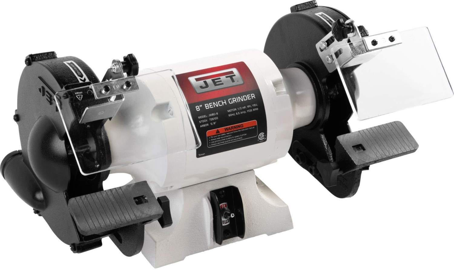 Jet Tools 726101 JWBG-8NW 8-inch WW Bench Grinder without Wheels