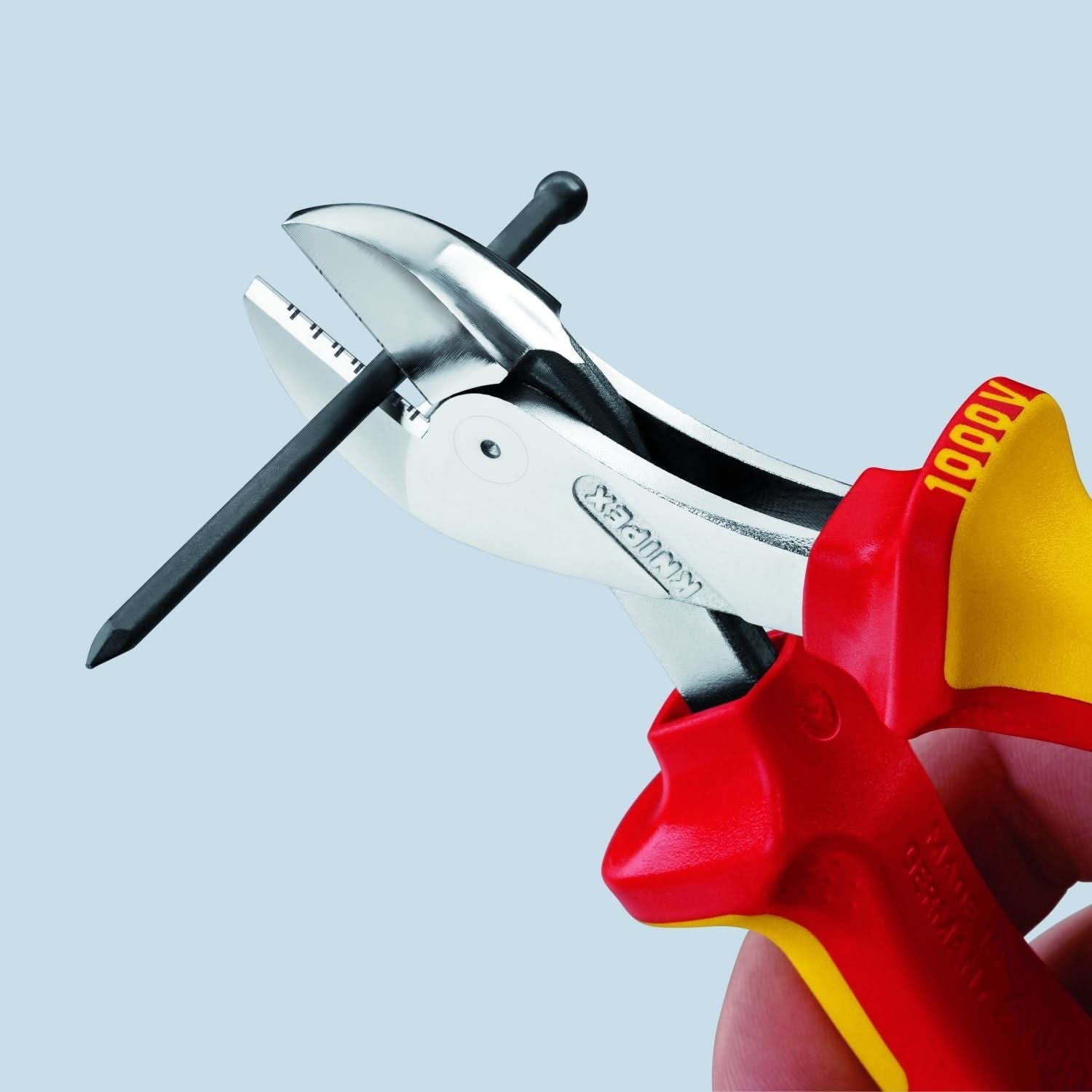 Knipex 73 06 160 X-Cut Compact Diagonal Cutters-1000V Insulated