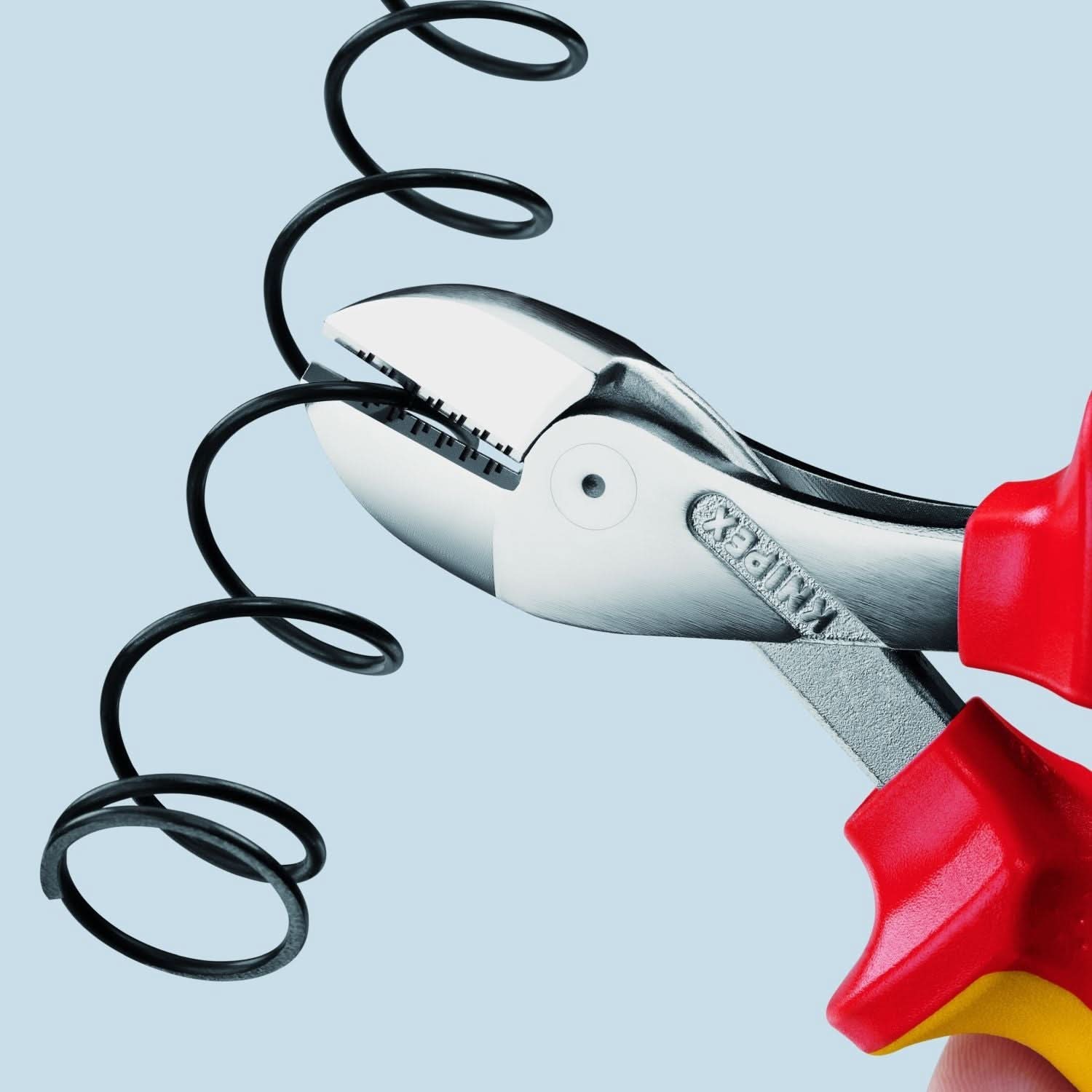 Knipex 73 06 160 X-Cut Compact Diagonal Cutters-1000V Insulated