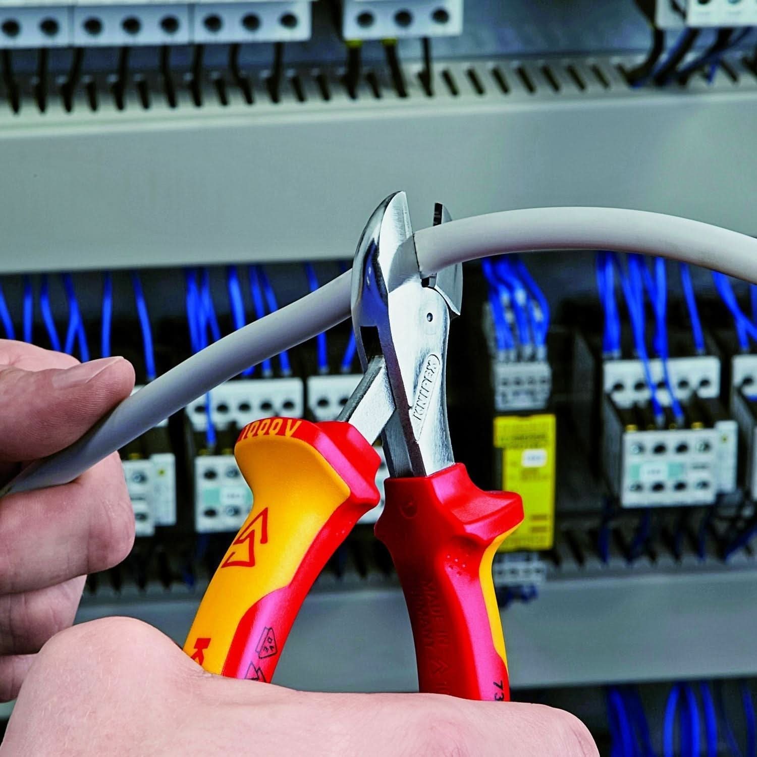 Knipex 73 06 160 X-Cut Compact Diagonal Cutters-1000V Insulated
