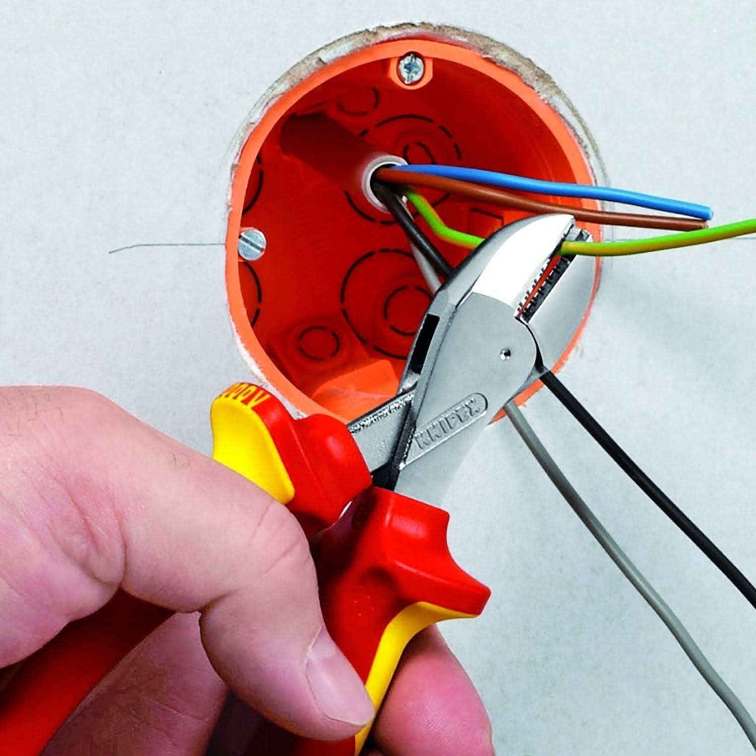 Knipex 73 06 160 X-Cut Compact Diagonal Cutters-1000V Insulated