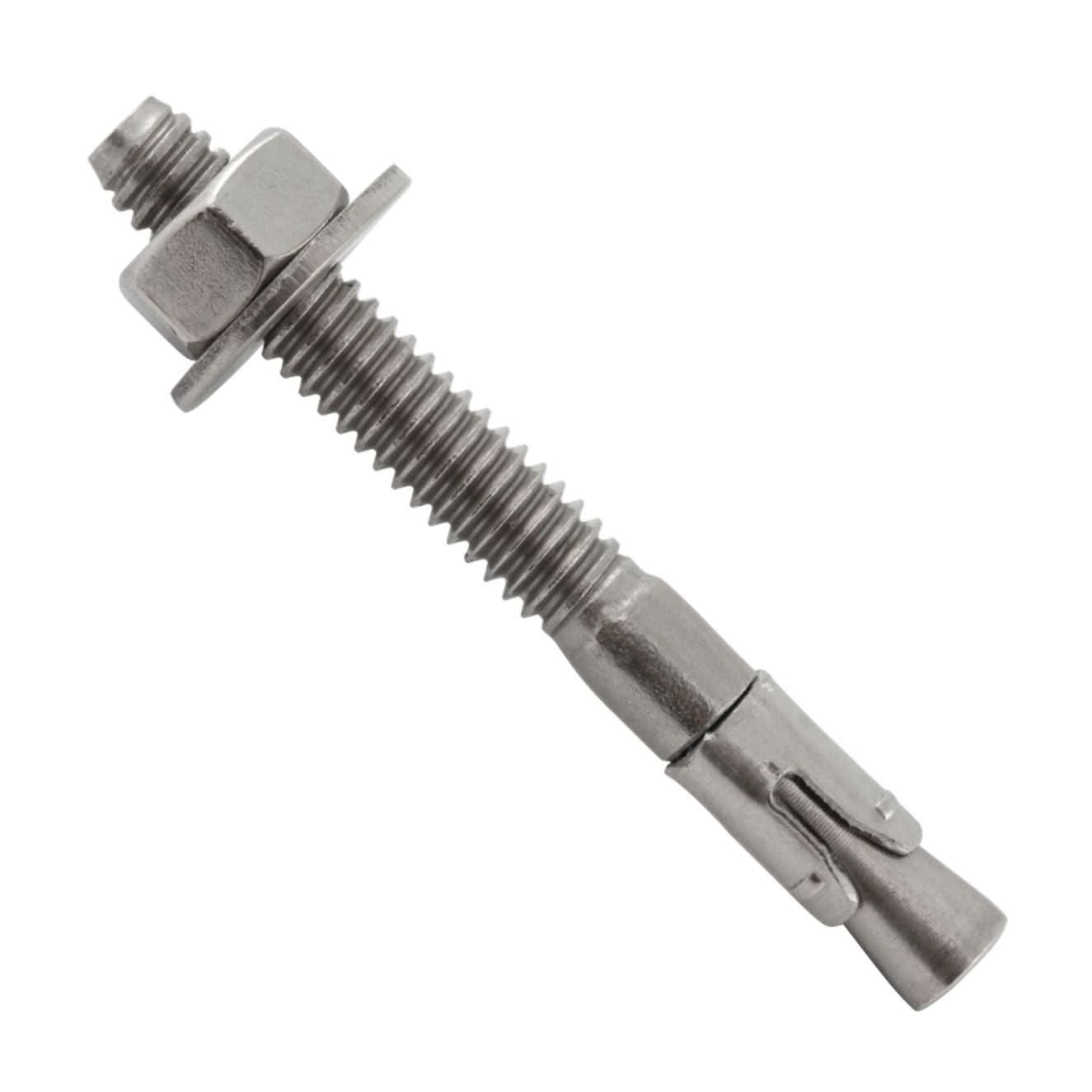 DeWalt 7302SD4 1/4" X 2-1/4" Power-Stud+ SD4 Stainless Steel Wedge Expansion Anchor (100-Pack)
