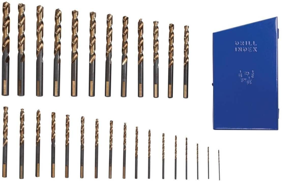 Irwin 73138 High Speed Steel Drill Turbo Point Tip 29 Piece Set