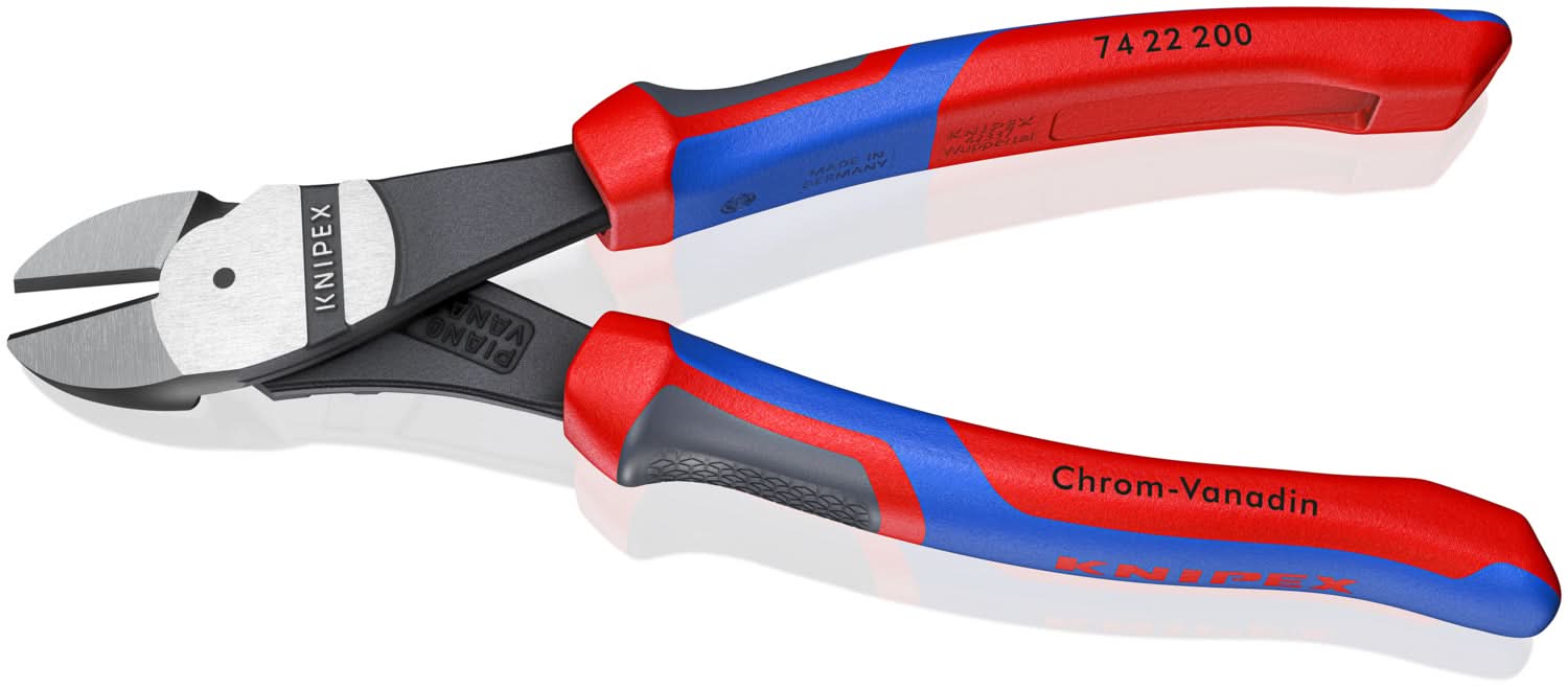 High Leverage 12° Angled Diagonal Cutters